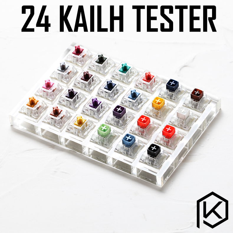 Gaming Keyboard Tester - 24 switch switches tester with acrylic
