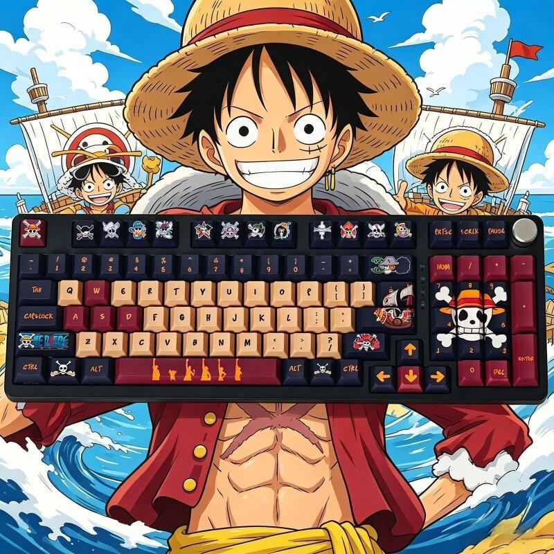 Gaming Keyboard Ergo - BANDAI One Piece Monkey D. Luffy
