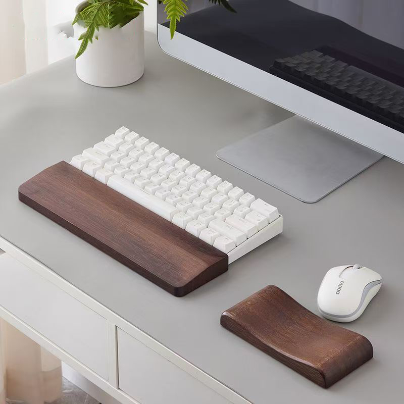 For Mechanical Keyboard Bamboo - đánh giá và giá Wrist Rest Wood