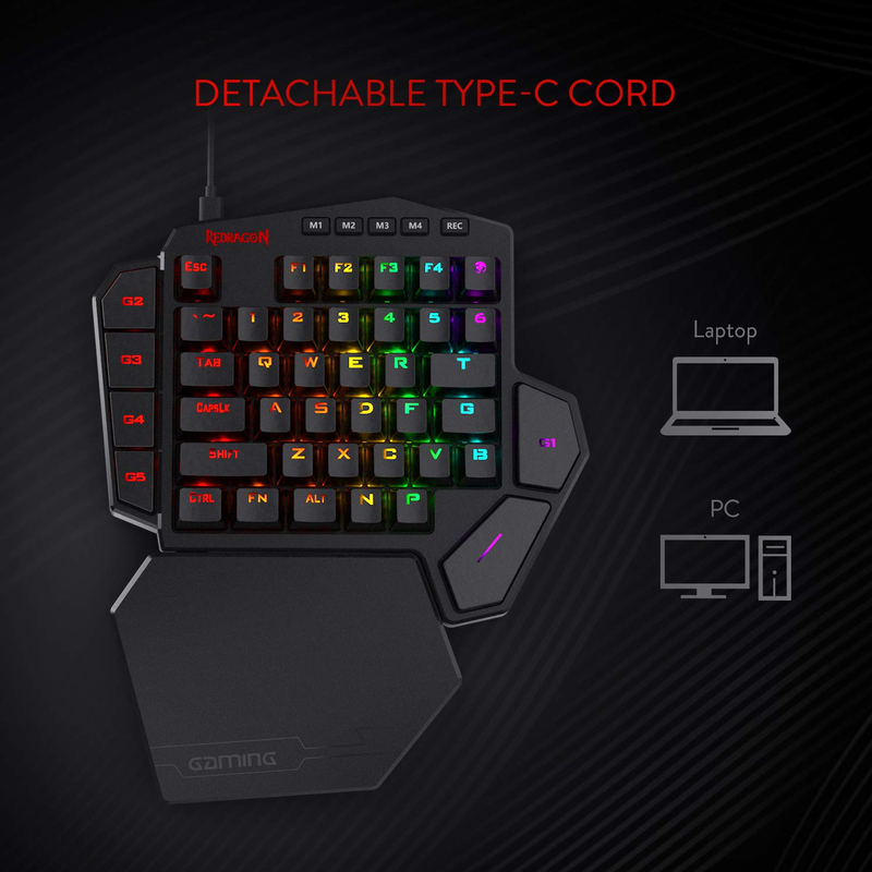 Redragon K585 DITI One-Handed  - đánh giá và giá Gaming Keyboard And Mouse For Xbox
