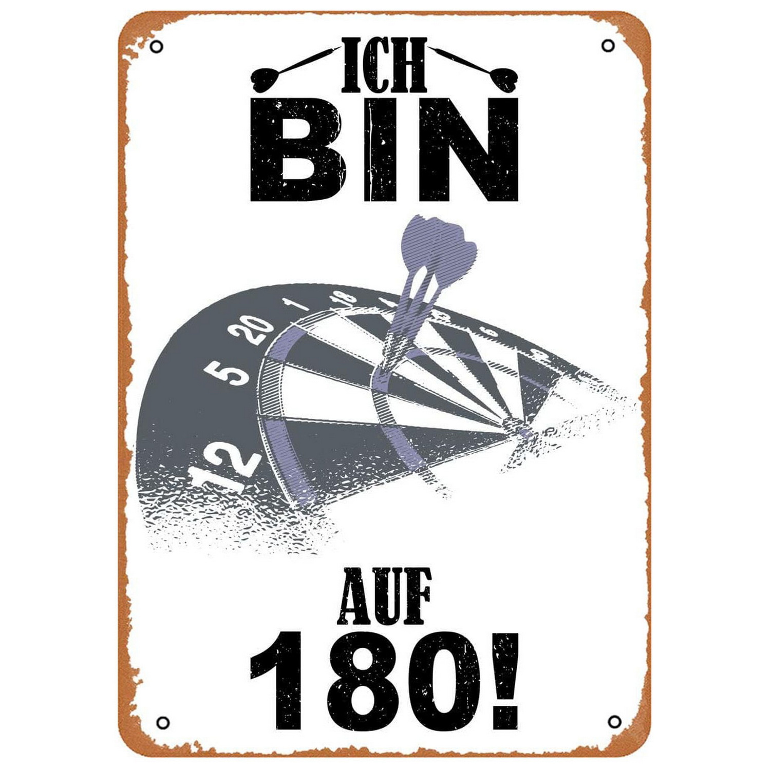 Vintage Darts & Beer Tin Sign, - đánh giá và giá Brass Weight Plate