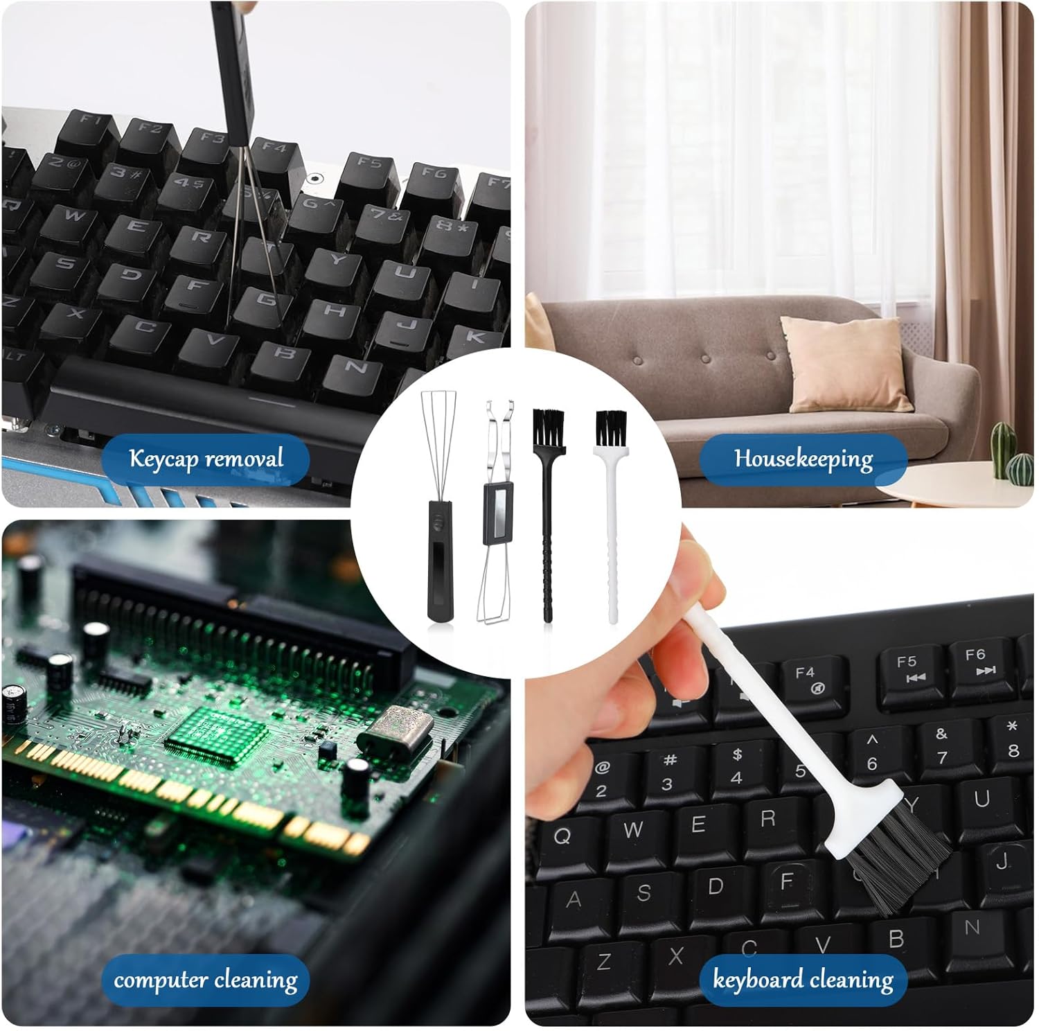 1 Set Keycap Remover Tool Set, - đánh giá và giá Keycap Puller Ring