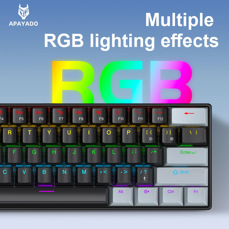 APAYADO K61 Mini Mechanical Ke - đánh giá và giá Gaming Keyboard Mouse And Headset Combo
