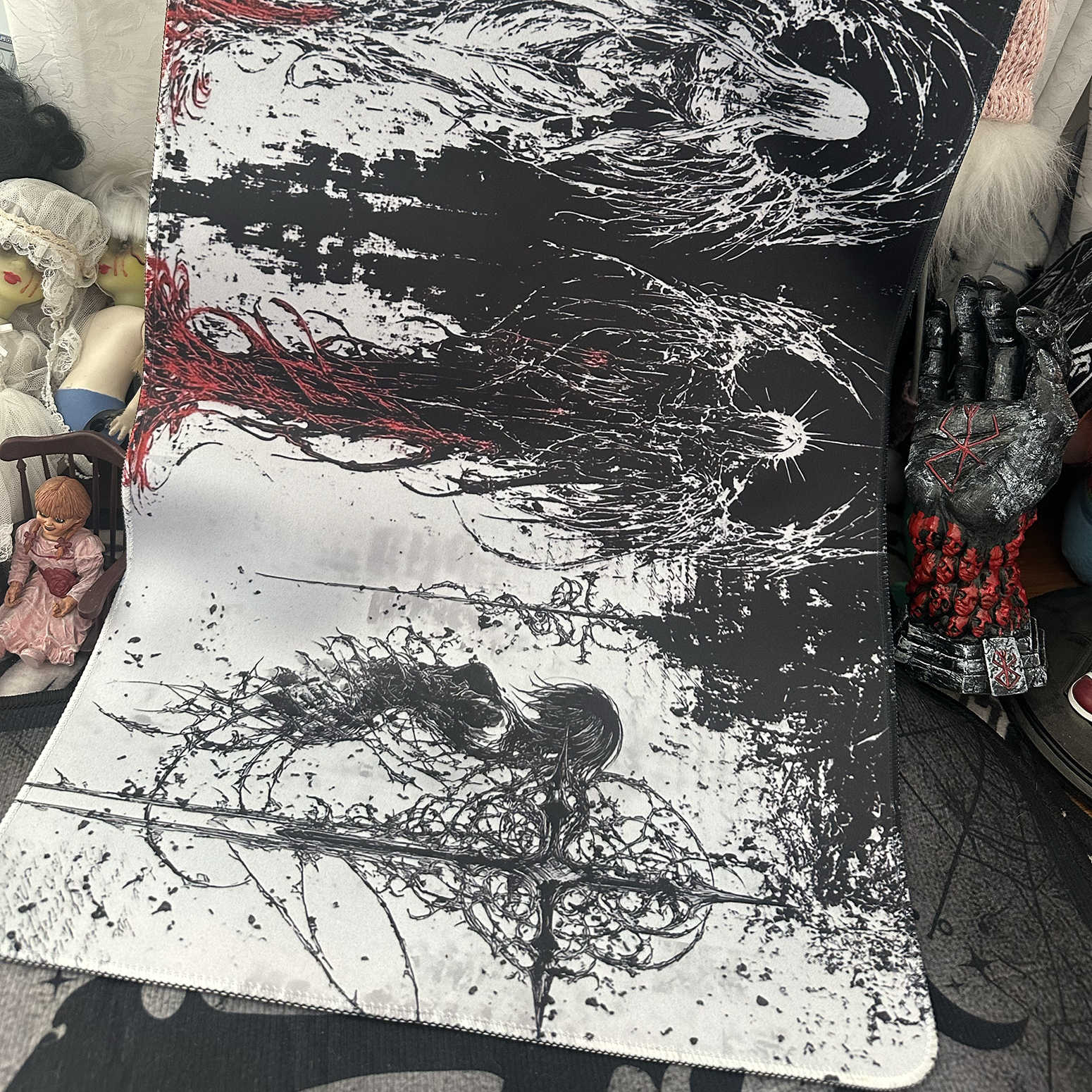 Dark Angel Art Design Large Si - đánh giá và giá Gaming Keyboard Mouse