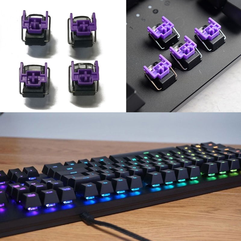 Razer Tím Quang Trao Đổi Nóng  - đánh giá và giá Gaming Keyboard Ergo