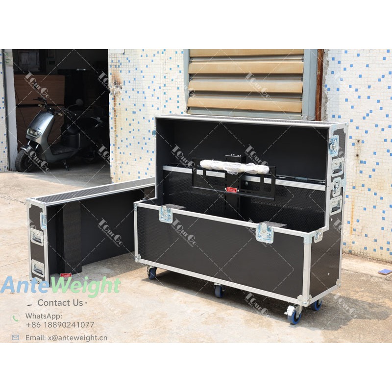 Portable 55/65 Inch TV Flight  - đánh giá và giá Aluminum Case 65
