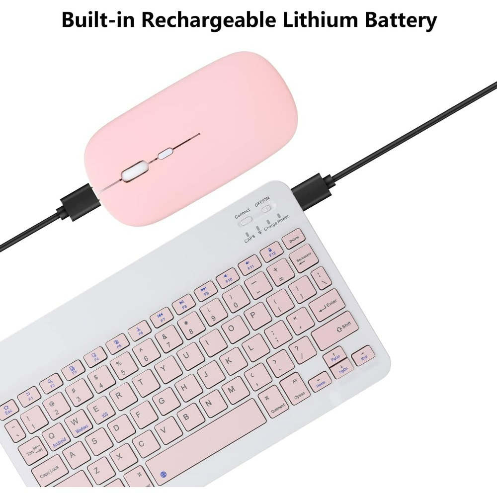 10 lnch Wireless  Bluetooth Mi - đánh giá và giá Gaming Keyboard Mouse Wireless