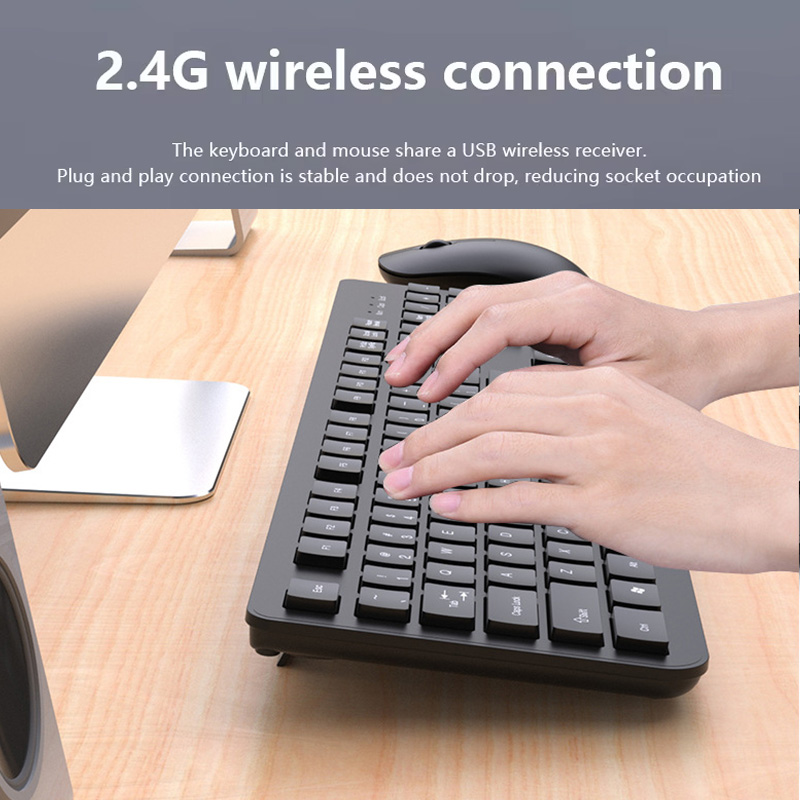 2.4G Wireless Keyboard Mouse S - đánh giá và giá Gaming Keyboard Mouse Wireless