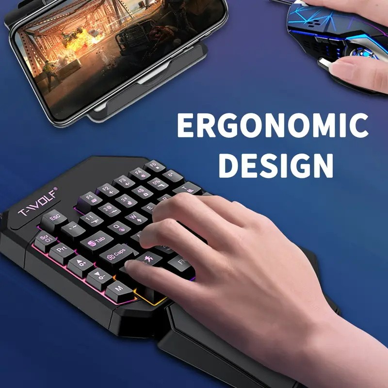 FocusOnPC TF900 2-in-1 Mobile  - đánh giá và giá Gaming Keyboard Mouse And Headset Combo