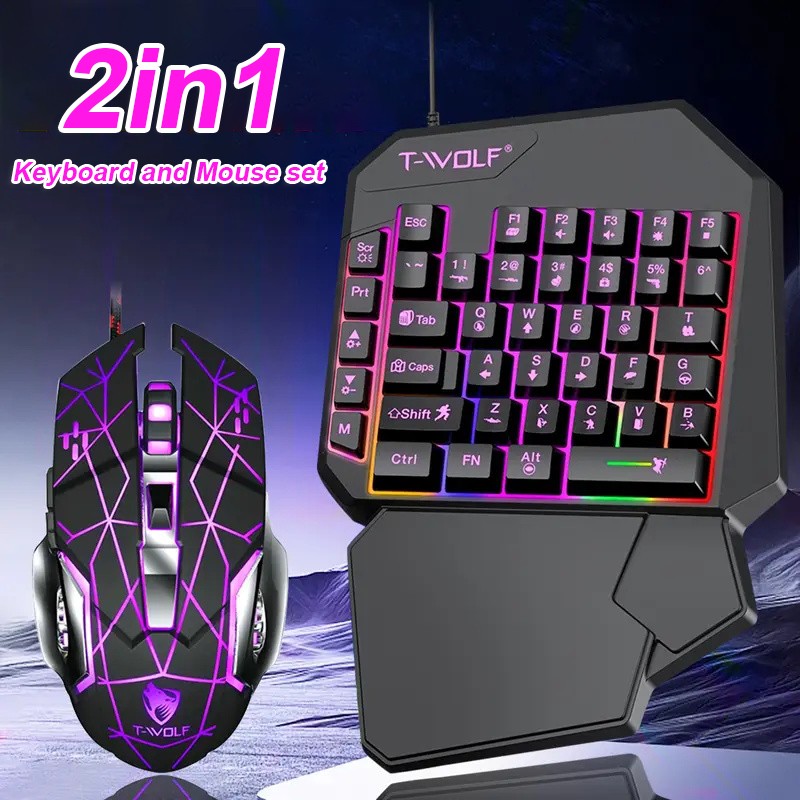 FocusOnPC TF900 2-in-1 Mobile  - đánh giá và giá Gaming Keyboard Mouse And Headset Combo