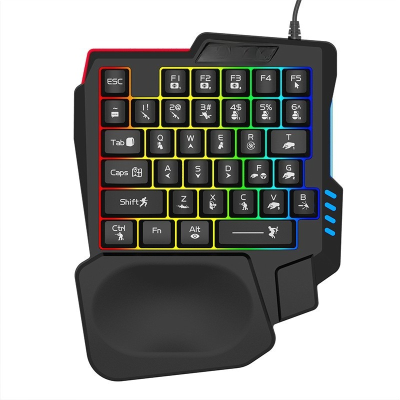 K5 one-handed keyboard Gungod  - đánh giá và giá Gaming Keyboard Ebay