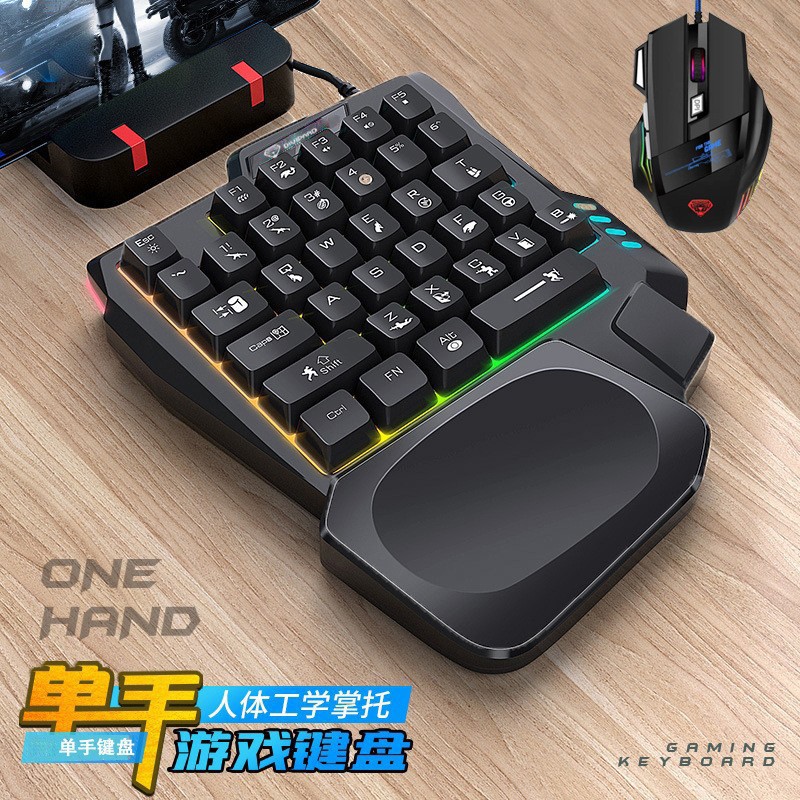 K5 one-handed keyboard Gungod  - đánh giá và giá Gaming Keyboard Ebay