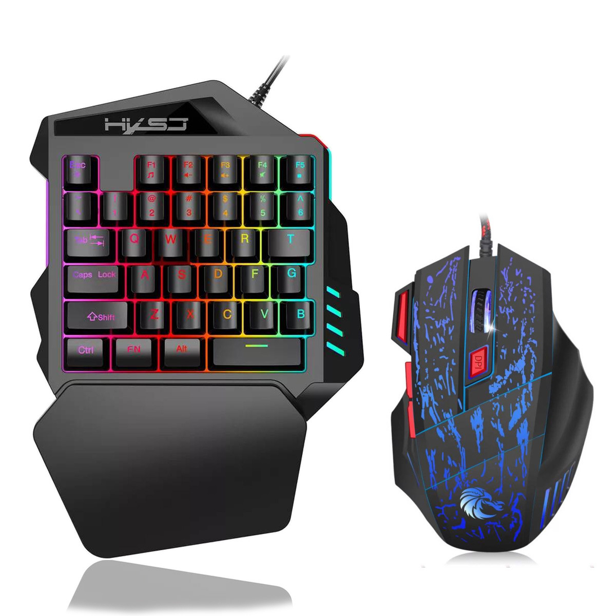 35-key film colorful one-hande - đánh giá và giá Gaming Keyboard And Mouse For Xbox