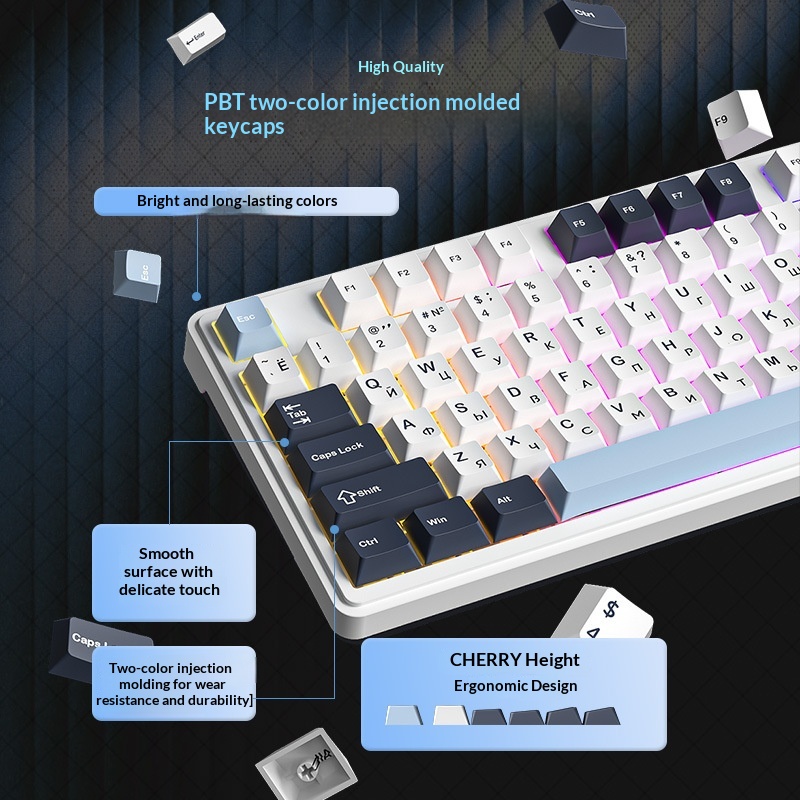 Furycube Rx75 Pro Tri Mode Rus - đánh giá và giá Gaming Keyboard Not Typing