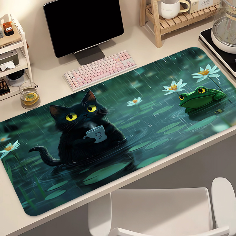 Kawaii Black Cat Silicone Soft - đánh giá và giá Gaming Keyboard Tactile