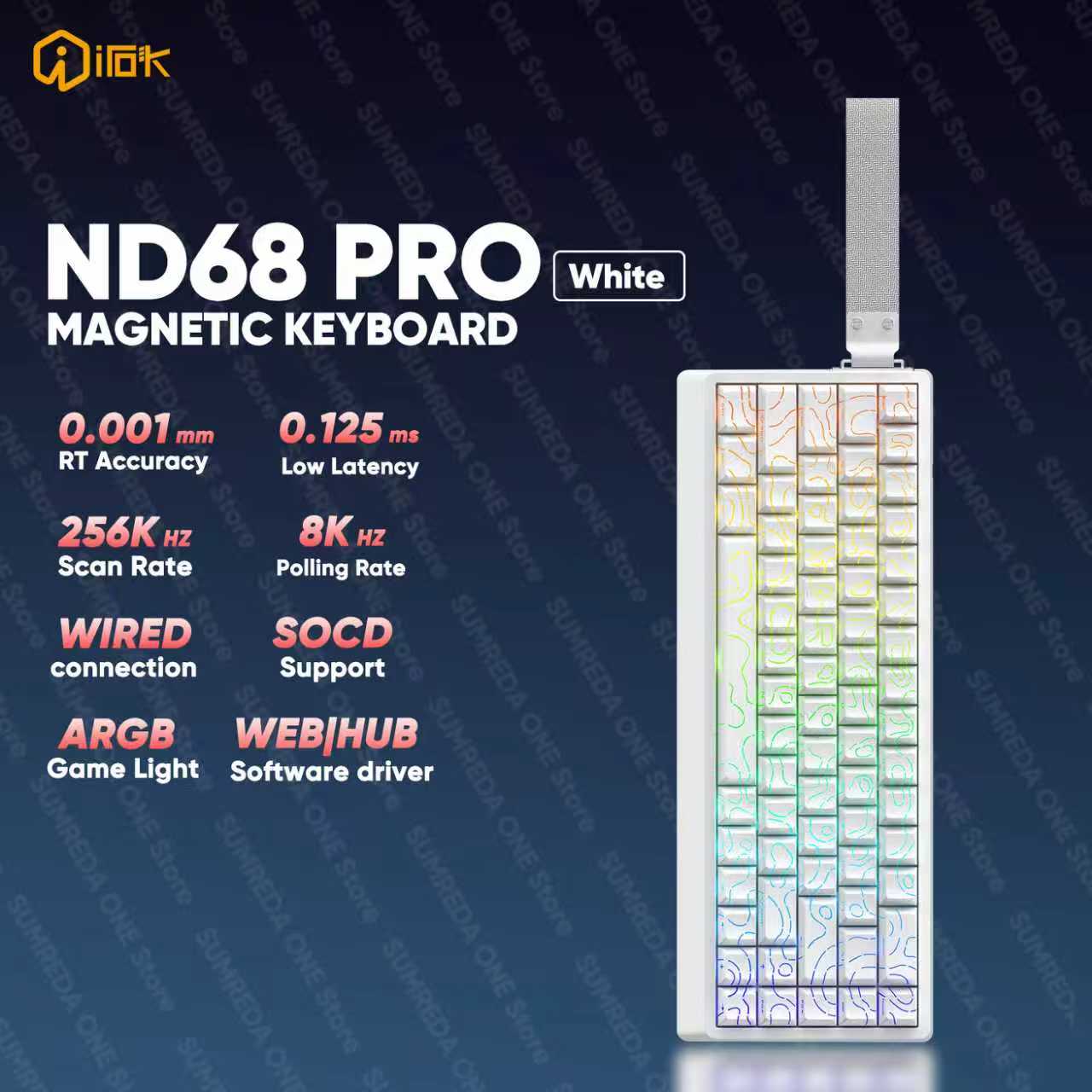 IROK ND68 Pro Gaming Mechanica - đánh giá và giá Gaming Keyboard Hall Effect Switches