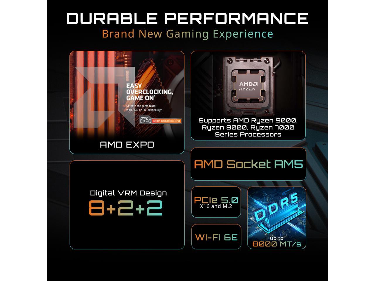 GIGABYTE B650E EAGLE WIFI6E AM - đánh giá và giá Corsair Ram Vengeance 16Gb